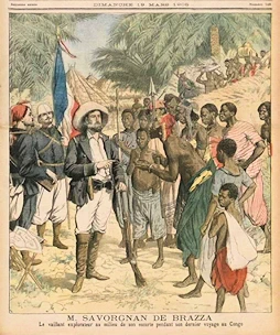 L'explorateur Pierre Savorgnan de Brazza - illustration pour Le Petit Journal - 13 mars 1905 - gallica.bnf.fr brazza